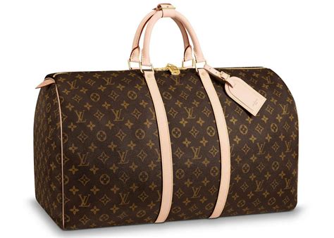 louis vuitton monogram keepall 55|louis vuitton keepall 55 size.